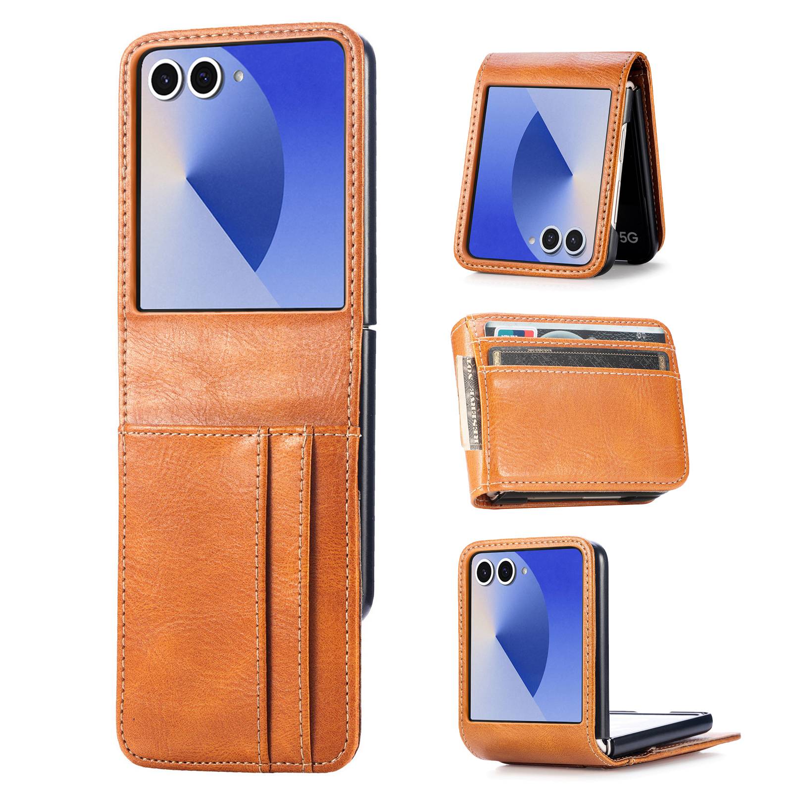 Mobilfodral Samsung Galaxy Z Flip 8 Brun