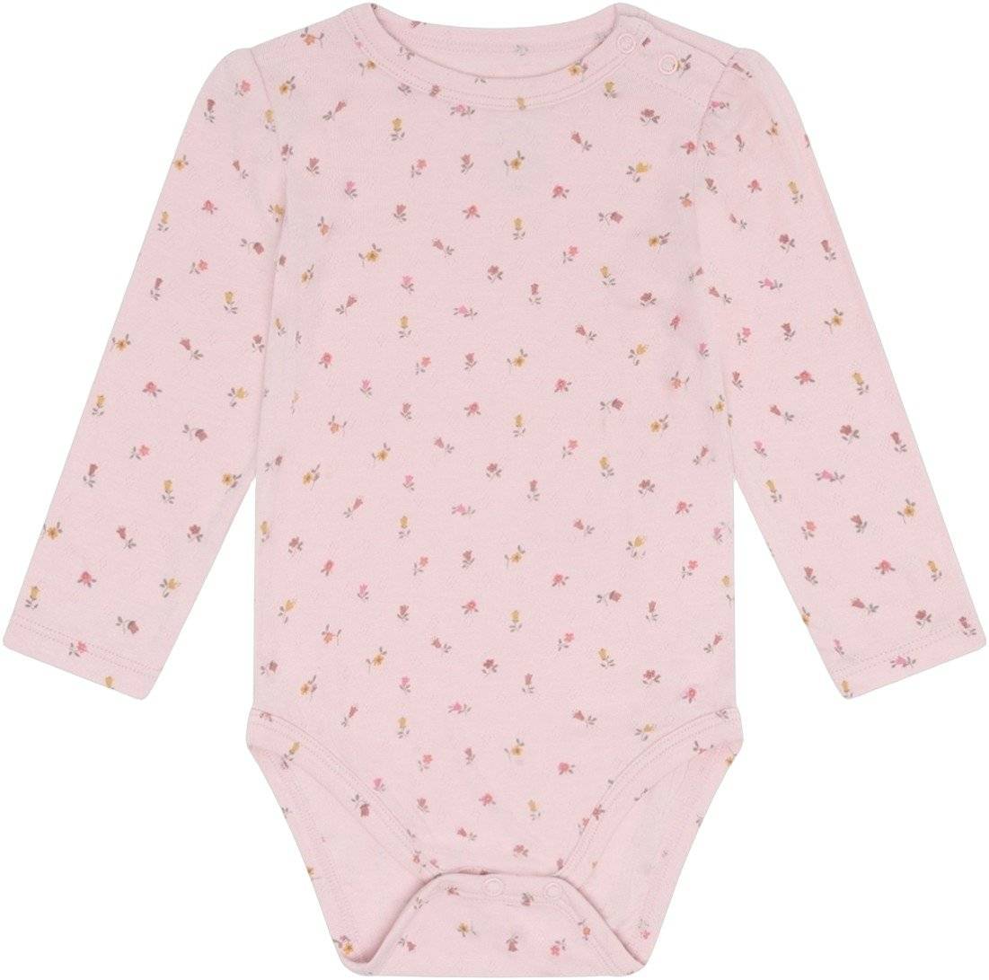 Hust & Claire Hcbuller Vintage Str 62 - Chalk Pink Langærmede Bodies hos Magasin.