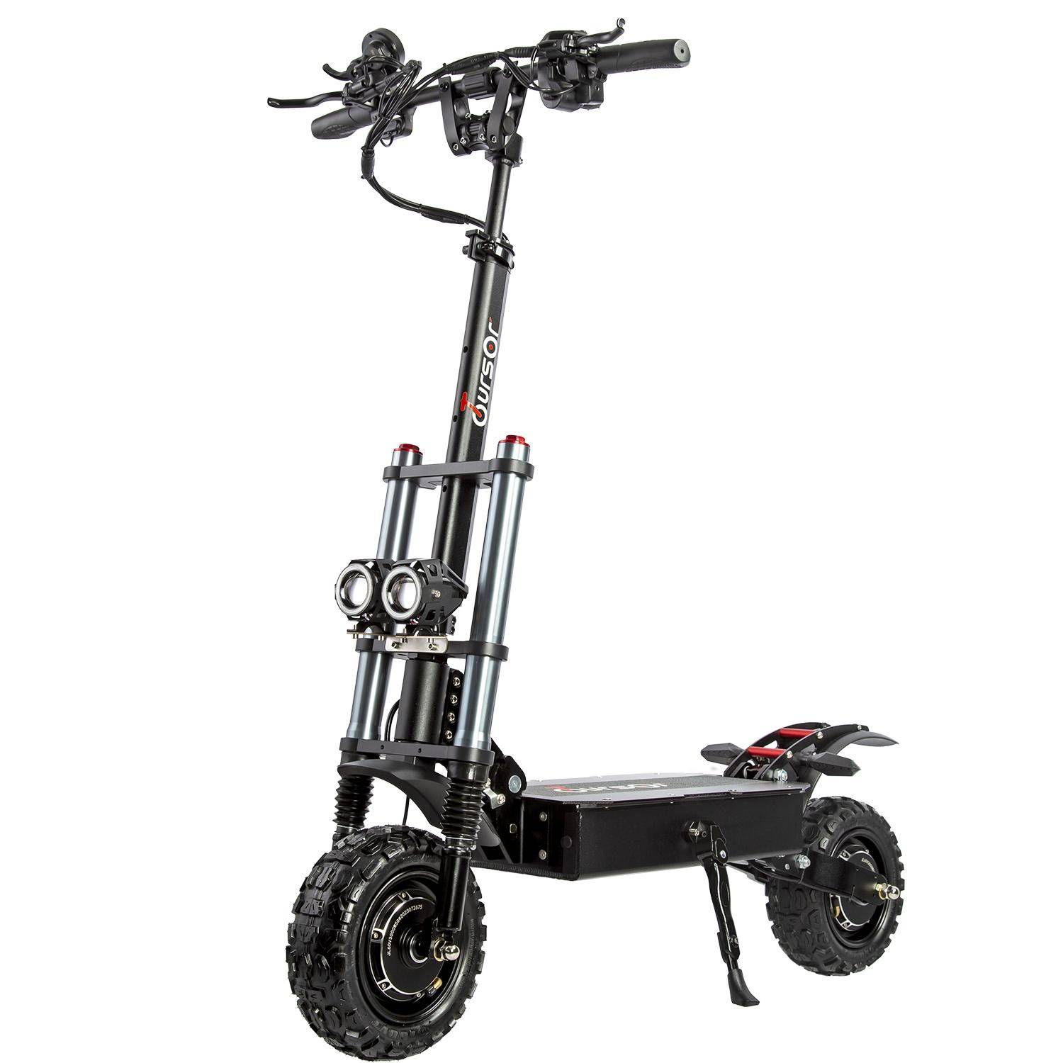 TOURSOR E5B Elsparkcykel - 6000W Effektiv Motor 60V 35Ah Snabbladdningsbatteri Dubbel Fjädring för Ultrakomfortabel Körupplevelse