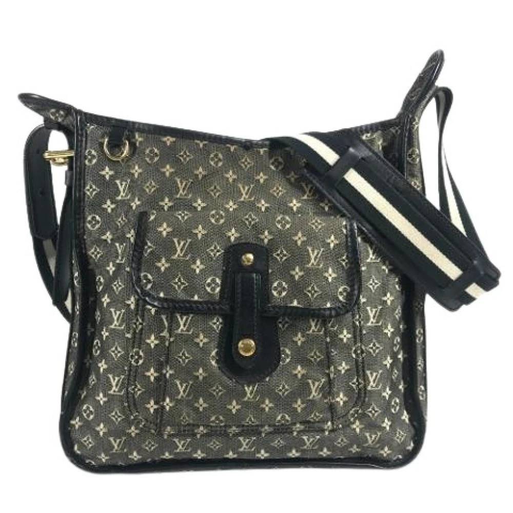 Louis Vuitton Vintage Pre-owned Monogram Mini Skuldertaske - Vintage - unisex - Sort - ONE SIZE - Uld