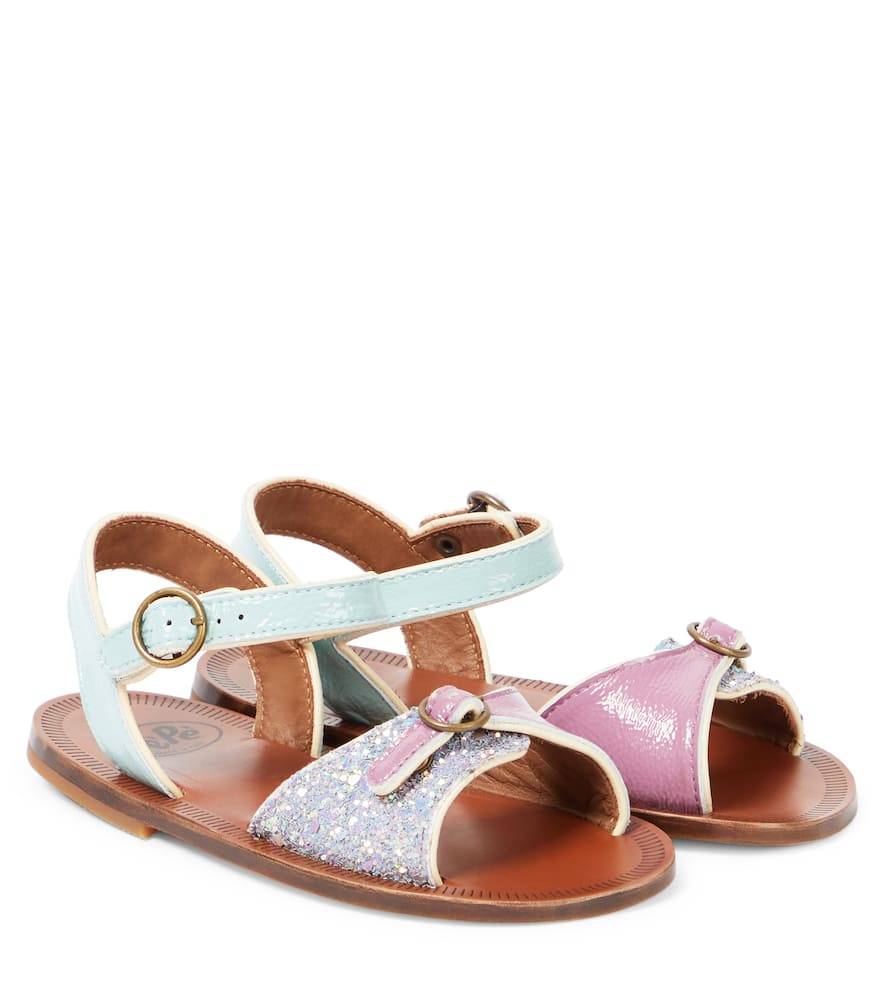 PèPè Sandalias de piel con purpurina - multicolor - EU 24