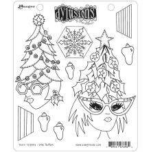 Dylusions Cling Stamps 8.5X7 - Tree Topper
