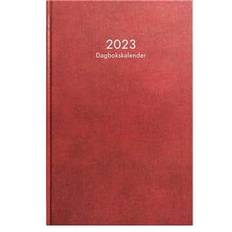 Almanacka Burde Dagbokskalender Inbunden 2025 Röd