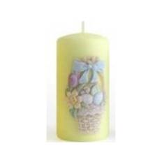 Affek Design Candle Baskets cylinder lille 7x10cm grøn