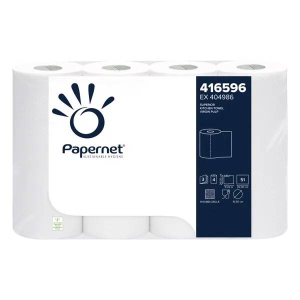 Papernet Köksrulle, 3-lags lyx, 32 rullar (404986)