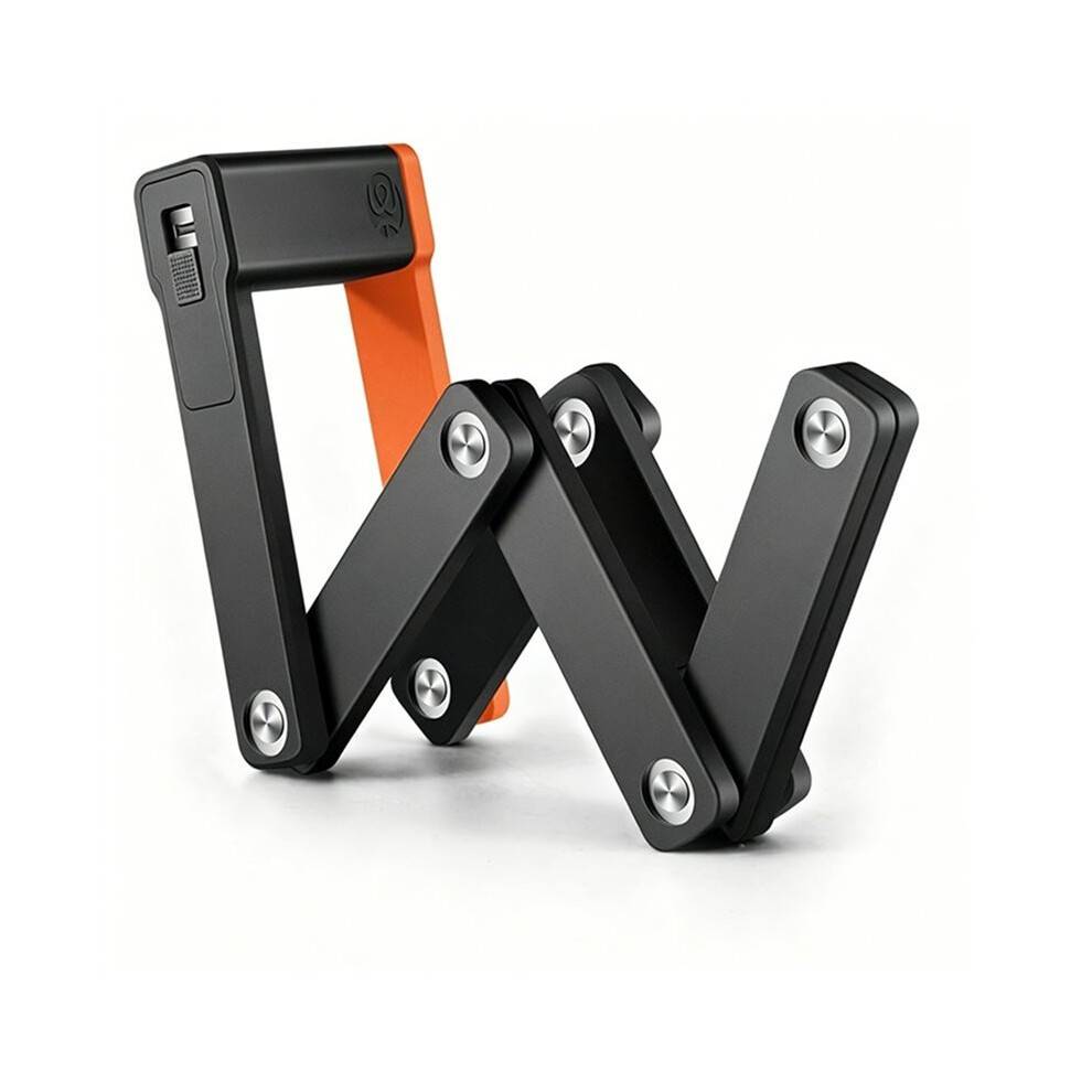 Bicycle Folding Lock, Chain Lock, Key Lock, Small and for Anti-Theft Lock, Cycling Lock Equipment