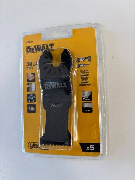 DEWALT DT20725 Multiverktygblad 5st