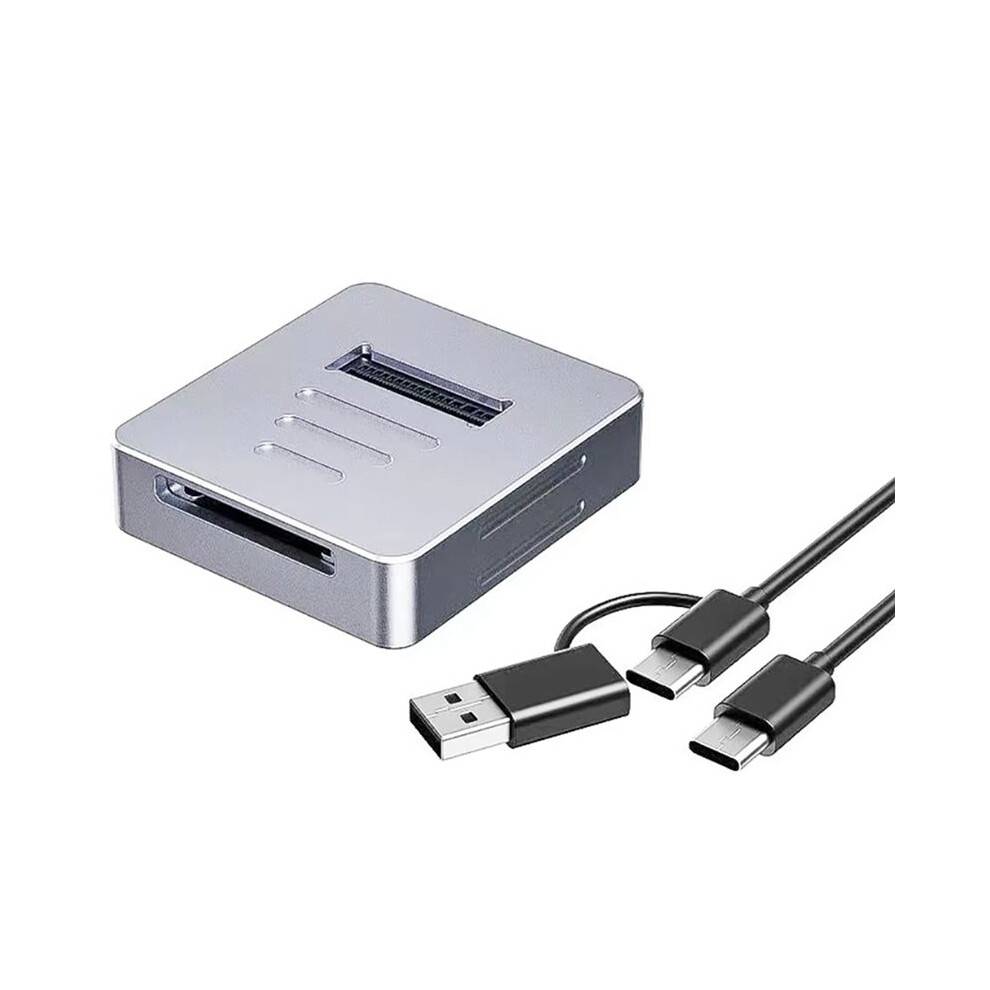 10Gbps M2 NVMe to USB 3.1 Docking SSD Box Adapter M.2 SSD Case for 2230 2242 2280 22110 Enclosure Base SD2.0 Card Reader