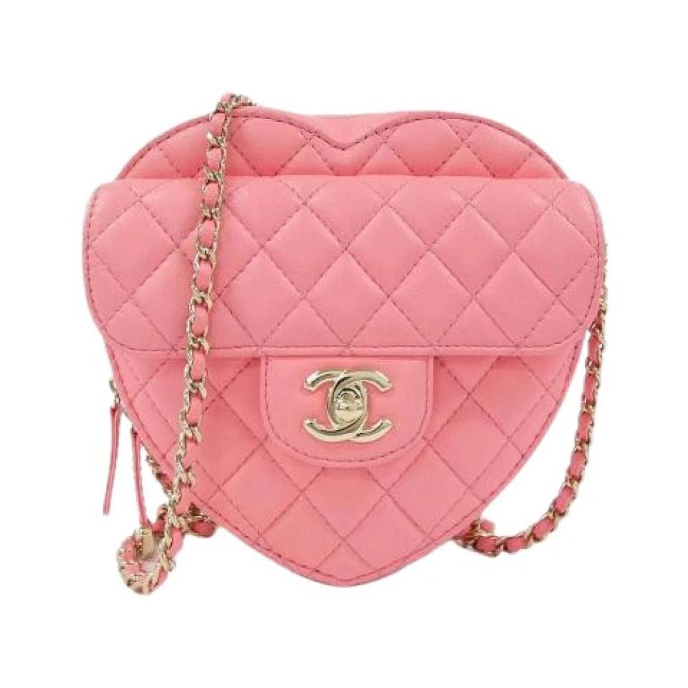 Chanel Vintage - Pre-owned Lambskin Shoulder Bag Vintage - Dam - ONE Size -