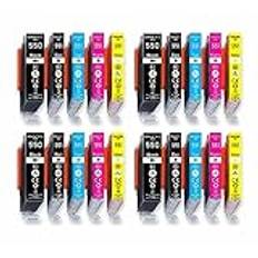 20-pack 550XL 551XL kompatibla bläckpatroner multipack för Canon PGI-550XL CLI-551XL Canon Pixma MG5650 MG550 MG6350 MG6450 IP7250 IP7200 MX725, MX920, MX925, IX6850