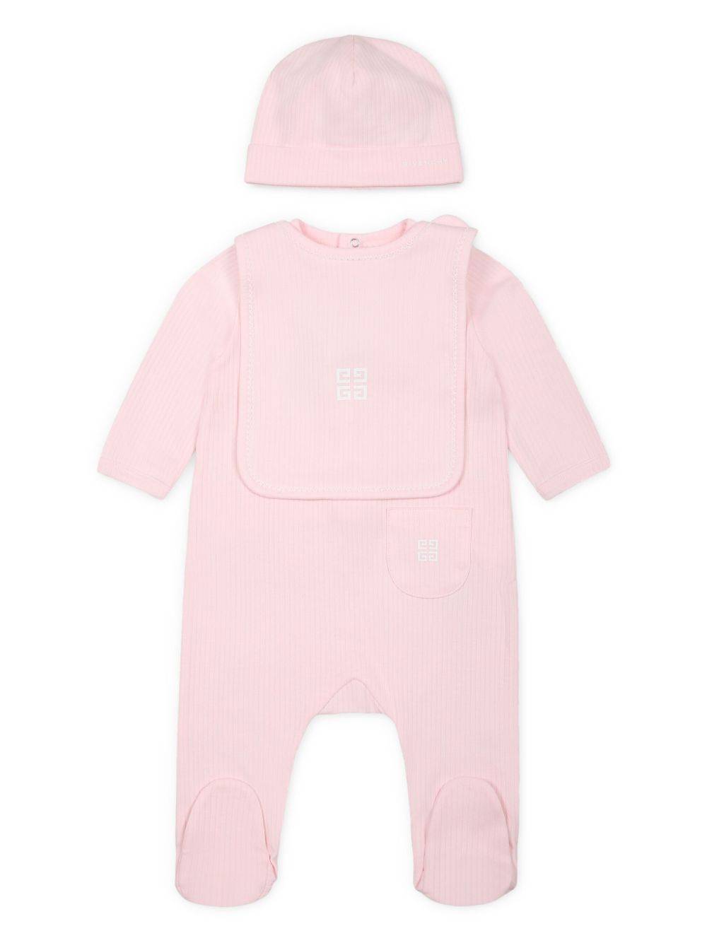 Givenchy Kids - sparkdräkt med logotyp - barn - bomull - 12 - Rosa