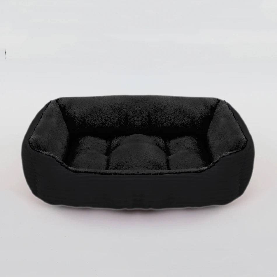 Square Plush Calming Dog & Cat Bed – Waterproof Oxford Sofa Cushion for Small & Medium Pets - cat dog bed 10 / S (48X40X12CM) (S (48X40X12CM))