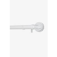 Hasta - Gardinstangssæt Ylva 160-300 cm - Hvid