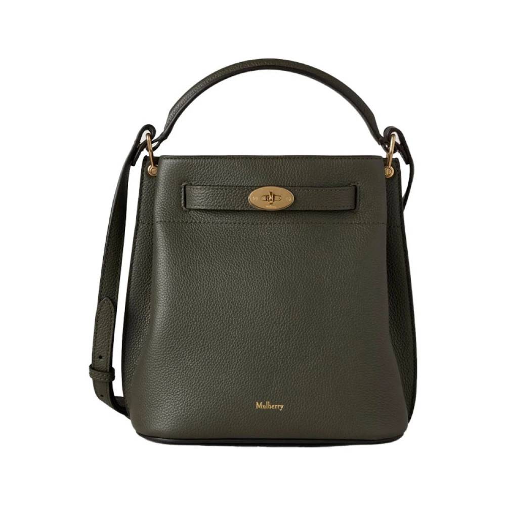 Mulberry Hh9390-205Q749 Lille Klassisk Grain Bucket Bag - Tasker - Dame - Grøn - ONE SIZE - Uld