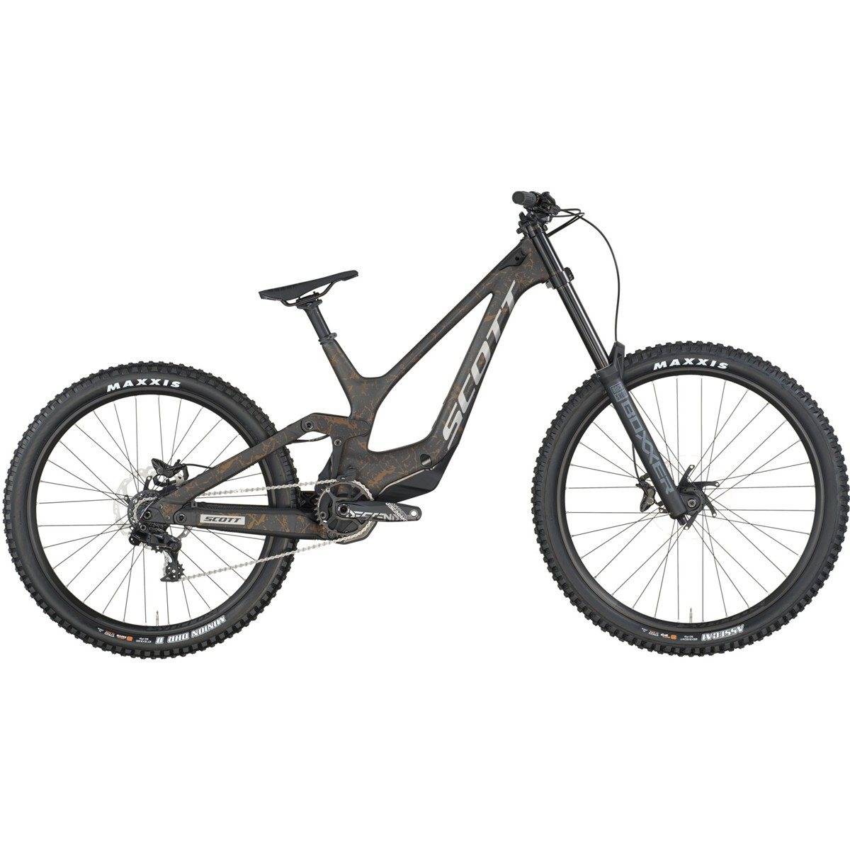 Downhillcykel Scott Gambler 10 Carbon Black/Crackle Bronze (M)