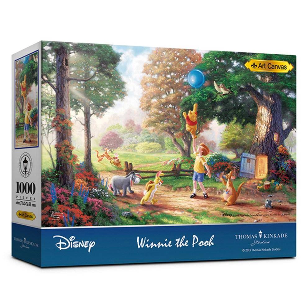 Thomas Kinkade Disney Nalle Puh Pussel