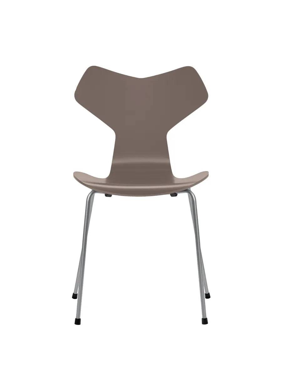 3130 Grand Prix stol lakeret af Arne Jacobsen Deep Clay / Silver Grey - Jacobsen Plus