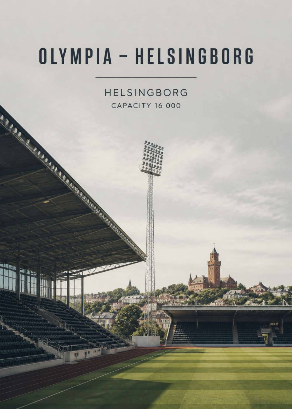 Helsingborg - Olympia Poster - Heltäckande / 13x18 cm