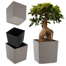 KADAX Flowerpot Garden Pot Insert Gray 19cm grå