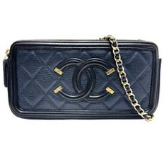 Chanel Vintage Chanel Crossbody Bag L 10cm x W 19cm x D 3.5cm - Crossbody Tasker hos Magasin