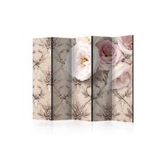 Rumsavdelare - Romantic beige II 225x172 Artgeist sp. z o. Tyg