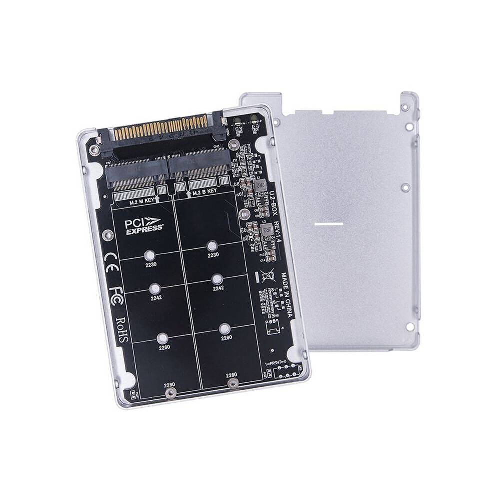 M.2 SSD to U.2 Adapter Card M.2 NVMe NGFF SSD to PCI-E U.2 SFF-8639 PC-E3.0X4 M2 Adapter Converter for 2230/2260/2280