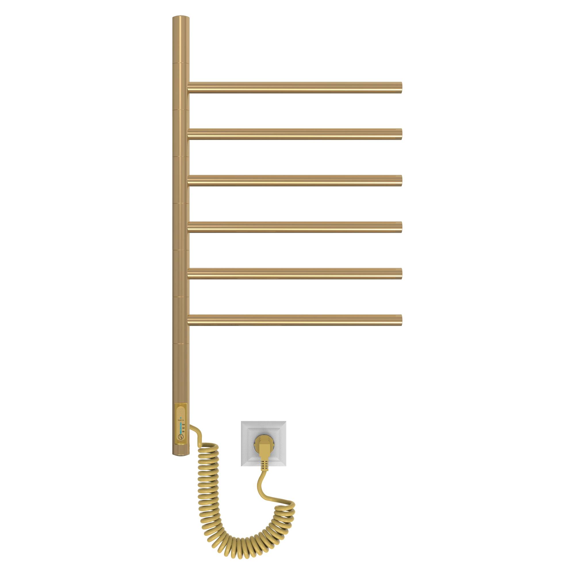 Roterbar El Handdukstork 65 W Balnea Guld Blank