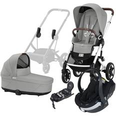 Cybex TALOS S Lux Duovogn inkl. BeSafe iZi Go Modular X2 & Base, Stone Grey