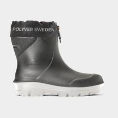 Seglarstövlar / gummistövlar Polyver Classic Sport Low Black / Off-White, svart med vit sula, unisex, EU 40