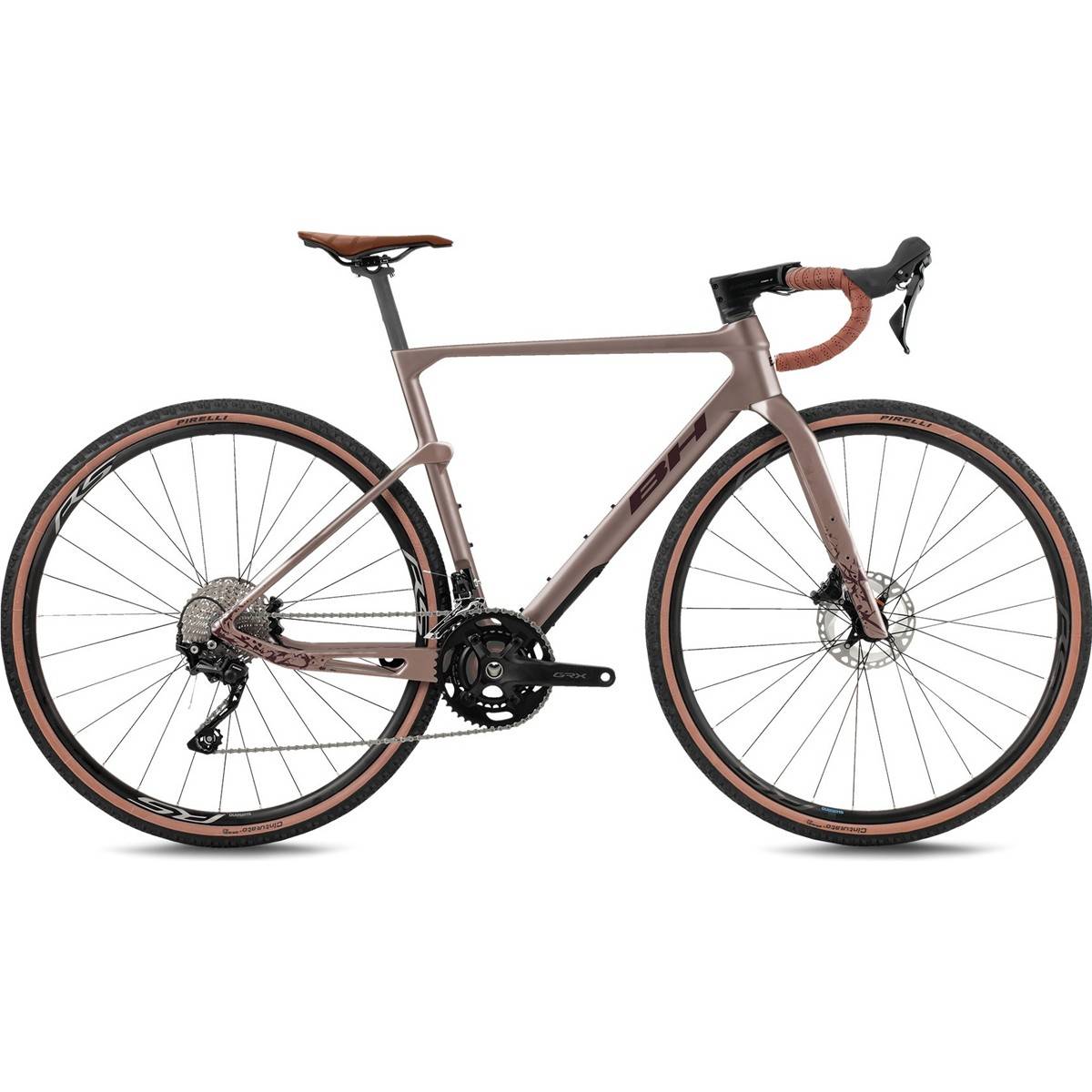 Gravel bike BH Gravelx Evo 2.0 AT Rose Gold/Dark Red/Dark Red S 2026