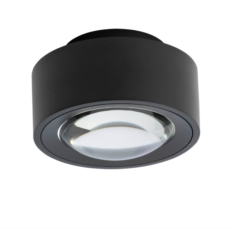 Easy Lens væg/-loftlampe fra Antidark - Med Dim to Warm / Sort