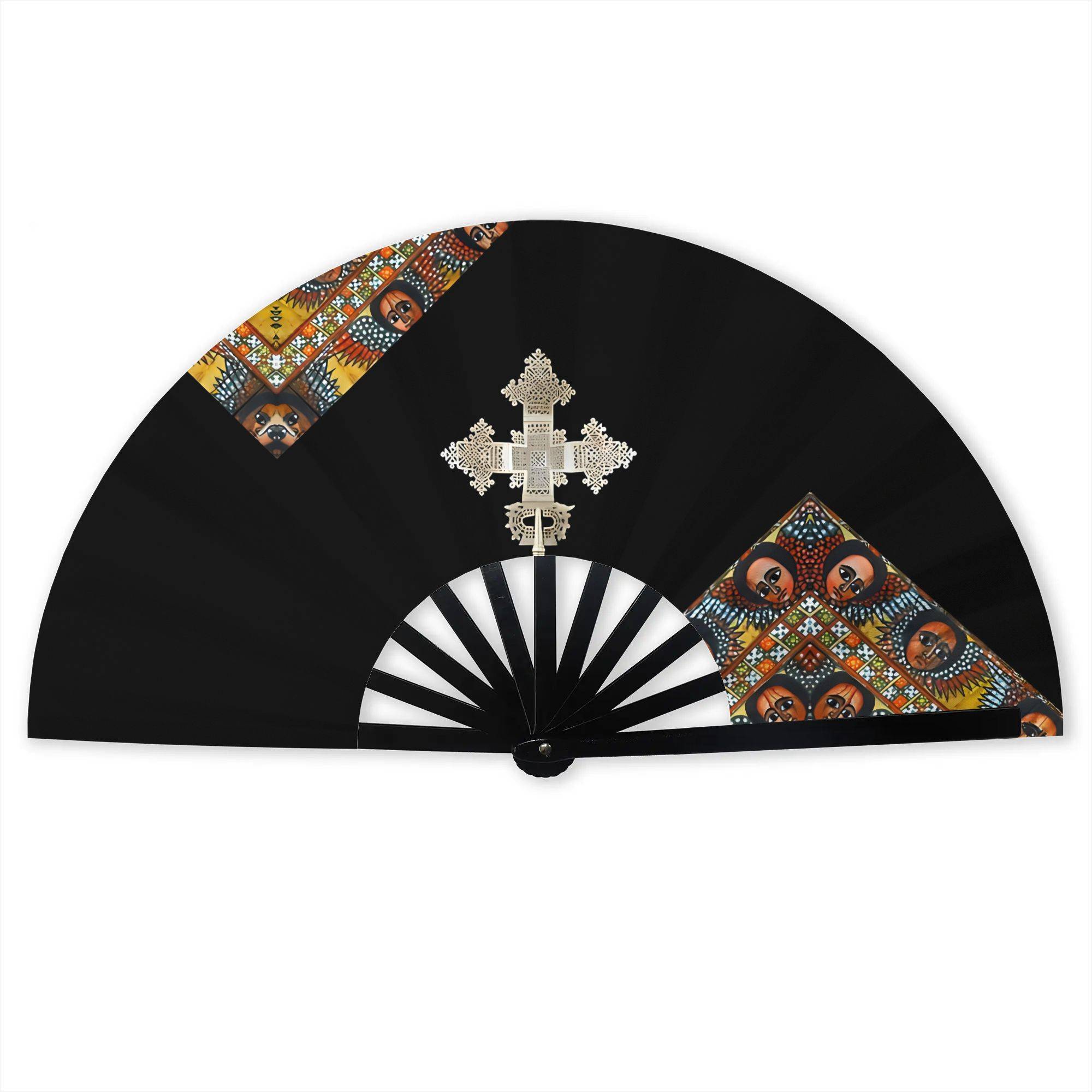 2d Print Design Art Folding Fans Foldable Fan Easy To Carry