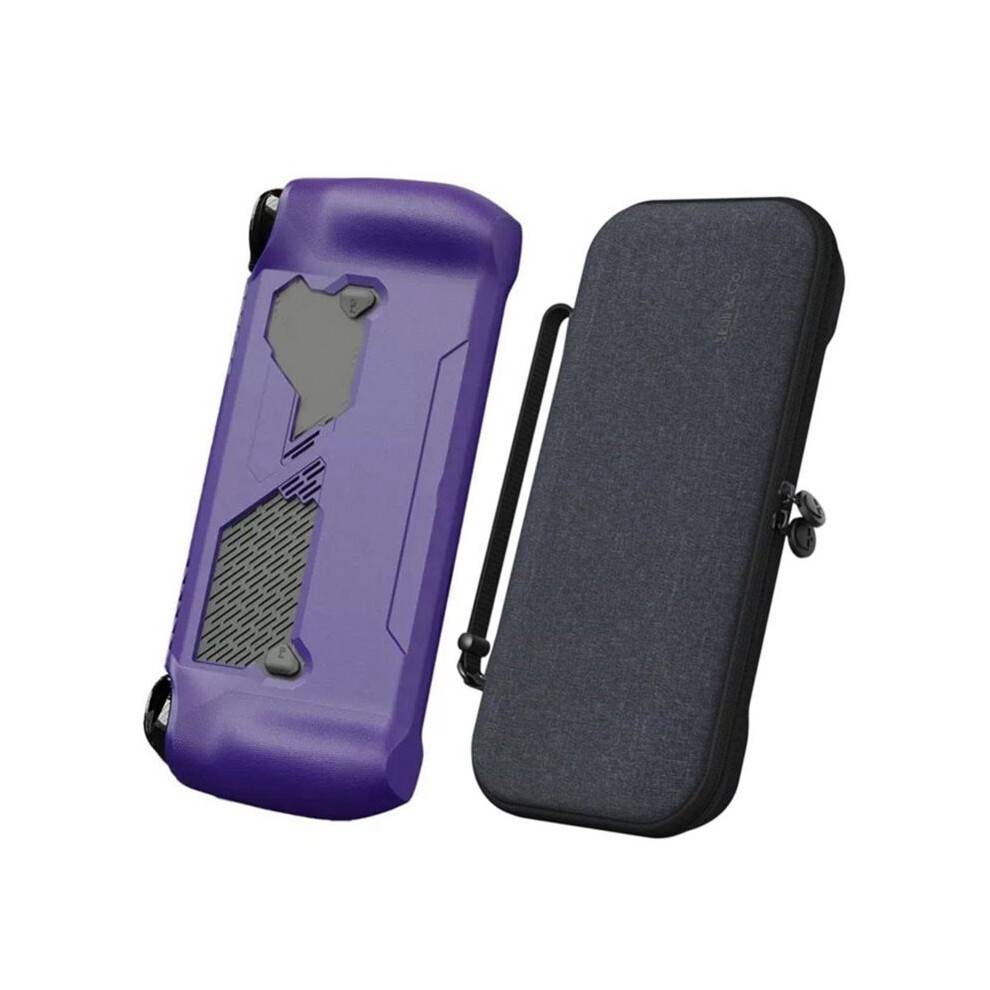 EVA Storage Bag+Protective Case for Ally X Anti-Fall Soft TPU Protective Case for Ally X Game Console C