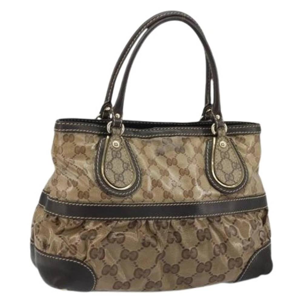 Gucci Vintage Pre-owned Vintage Tote Bag - Vintage - Dame - Beige - ONE SIZE - Uld