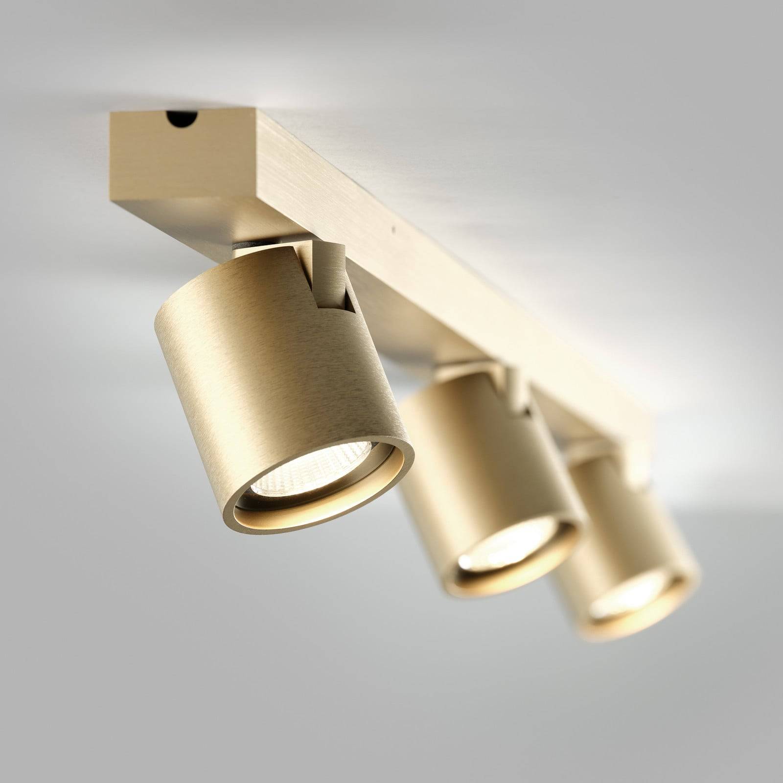 Taklampor LIGHT-POINT, Focus L900, dimbara, Guld / mässing, Hall, Aluminium, Design