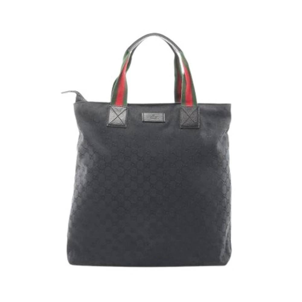 Gucci Vintage Pre-owned Vintage Tote Bag - Vintage - Dame - Sort - ONE SIZE - Læder