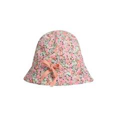 Bonpoint - Grigri blommig fiskehatt - barn - bomull - T1 - Rosa