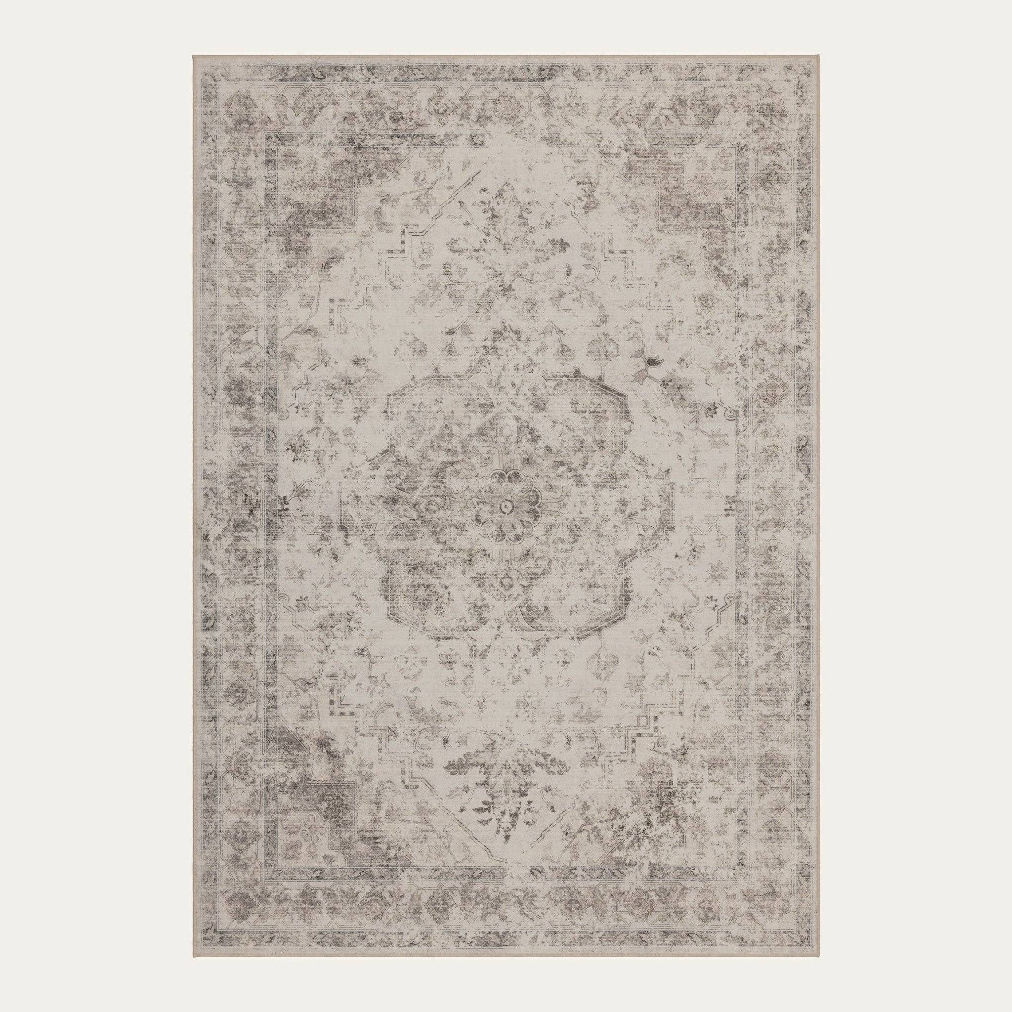 Inka 1141 Vaskbart Tæppe - Rektangulær / Beige / 280x370 cm