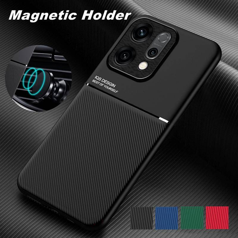 Robust Halkfritt Magnetiskt Skal För OPPO Reno 14 Pro 14F Reno14 F 5G Skyddande Fodral Baksida Skal Coque Fundas Capa