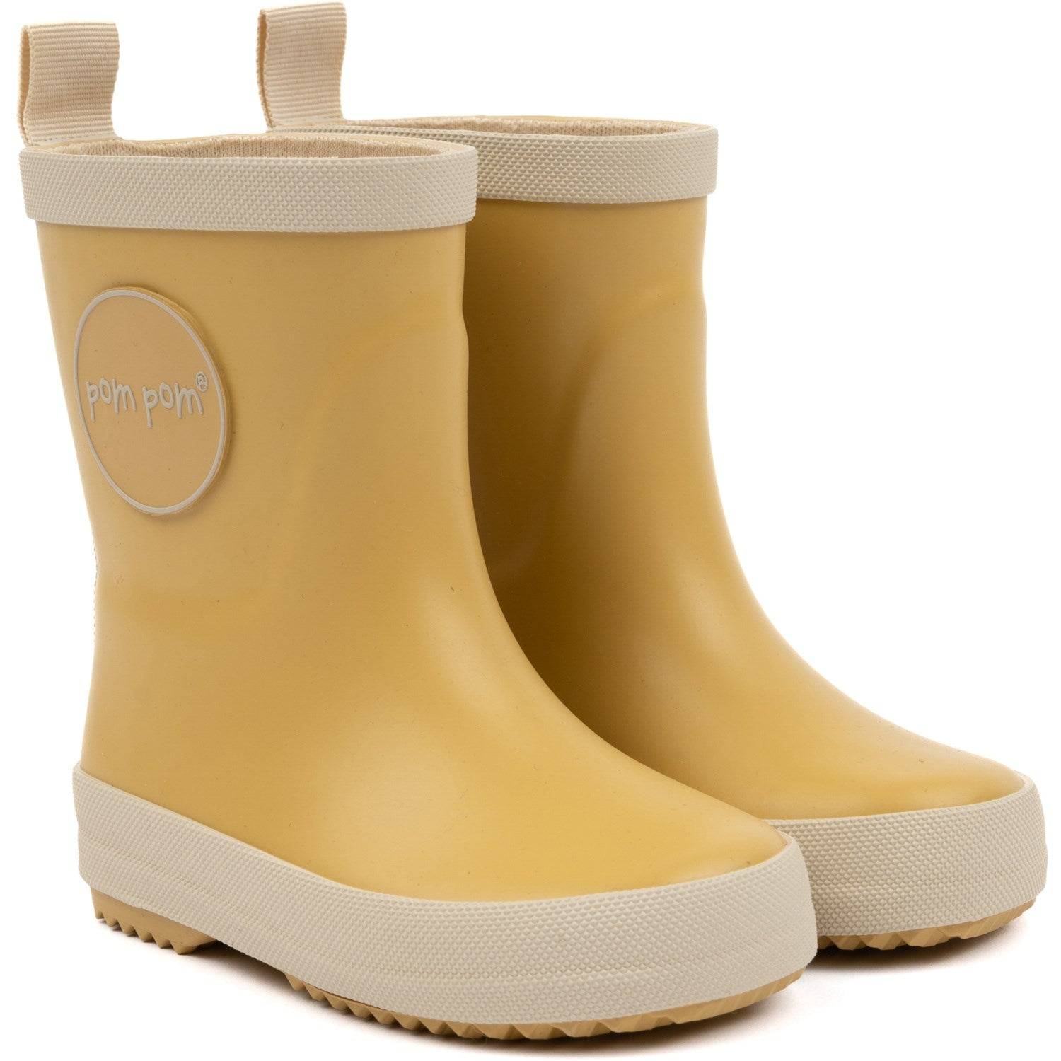 Pom Pom Dusty Yellow GumBoots™ Solid Str. 28