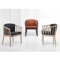 Skalma | Sonet stol | Stof & læder-Cognac semianilin