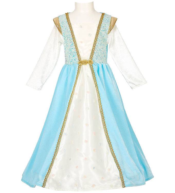 Souza Maskeradkläder - Prinsessan - Josephina - Vit/Blå - Souza - 3-4 år (98-104) - Maskeradkläder
