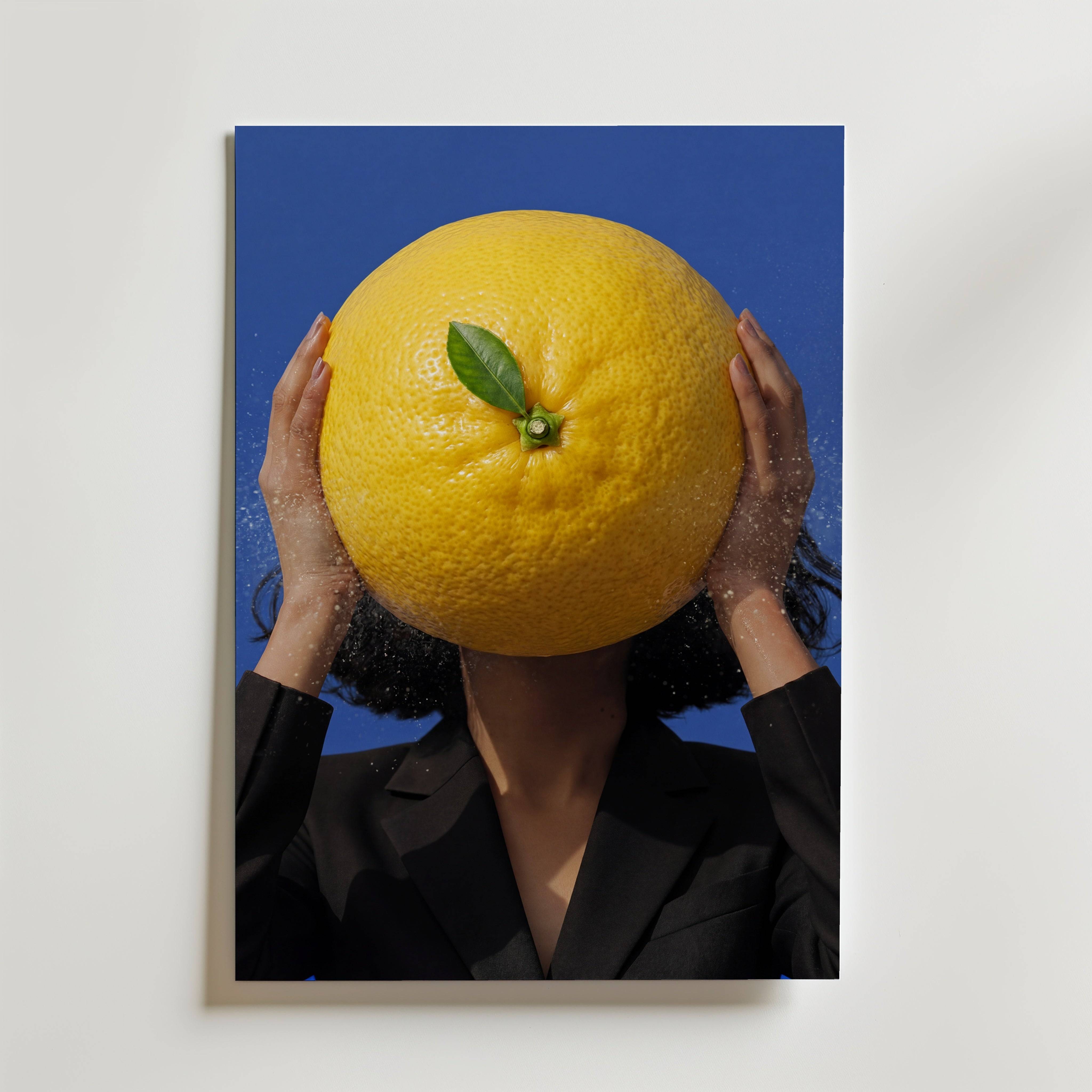 Citrus Surge Poster - Fine Art Poster 13x18 cm