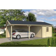 33 M² CARPORT – HANS 2 MED SKUR