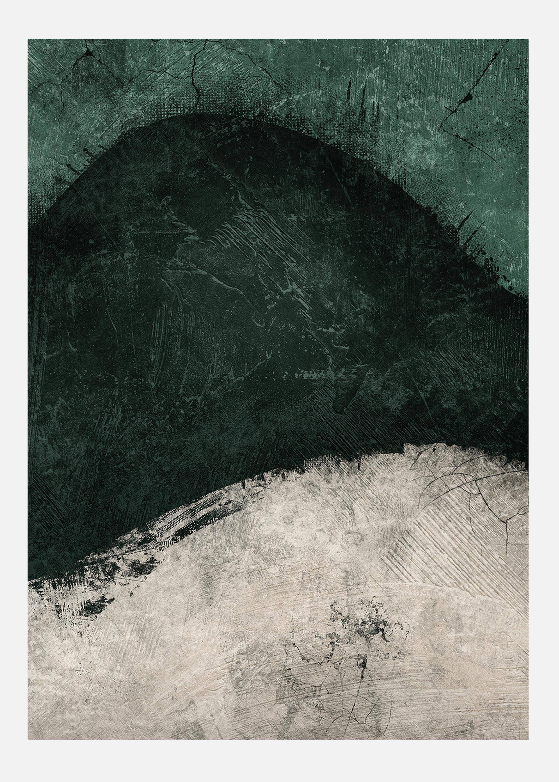 Midnight Emerald No3 Canvastavla (100x140 cm)