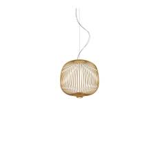 Foscarini - Spokes 2 Piccola Gold - Pendellamper - Garcia Cumini - Guld