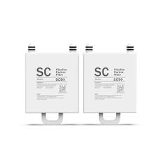 Frizzlife SC90 Replacement Post Filter Cartridge For WB99 Countertop Reverse Osmosis Water Filter System - Alkaline, PACK 2