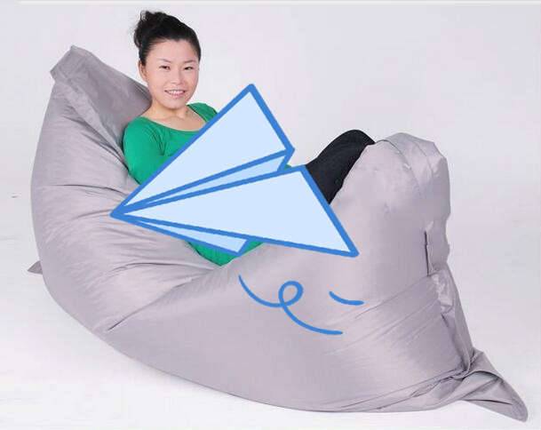 Dark Grey Floating Bean Bag Chair,Cover Only Extra Large Giant Pool Side Beanbag On The Water - 140cm 180cm / Light Blue (140cm 180cm)