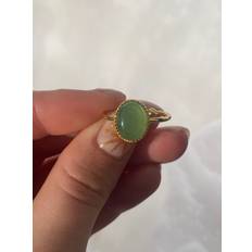 Aventurin Oval Ring