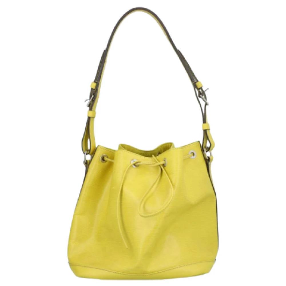 Louis Vuitton Vintage Pre-owned NOÉ Skuldertaske - Vintage - Dame - Gul - ONE SIZE - Uld